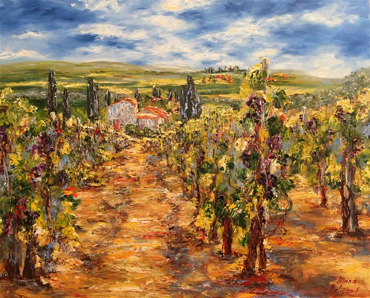 'Vignes ensoleillées', 2021 - Diana Malivani
