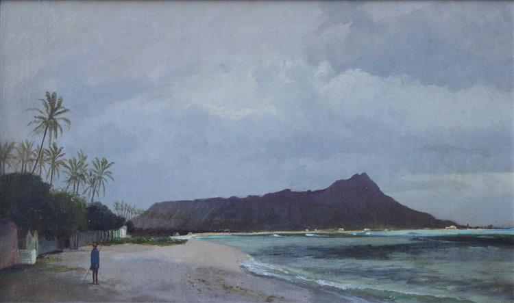 Waikiki Beach, 1882 - Charles Furneaux