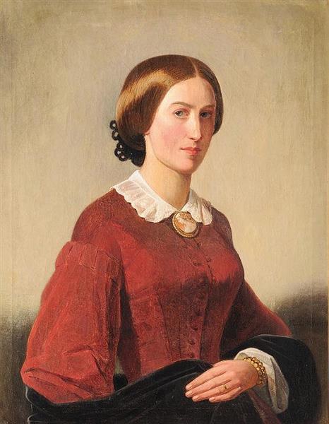 Portrait of a Lady, 1859 - Theodor Leopold Weller