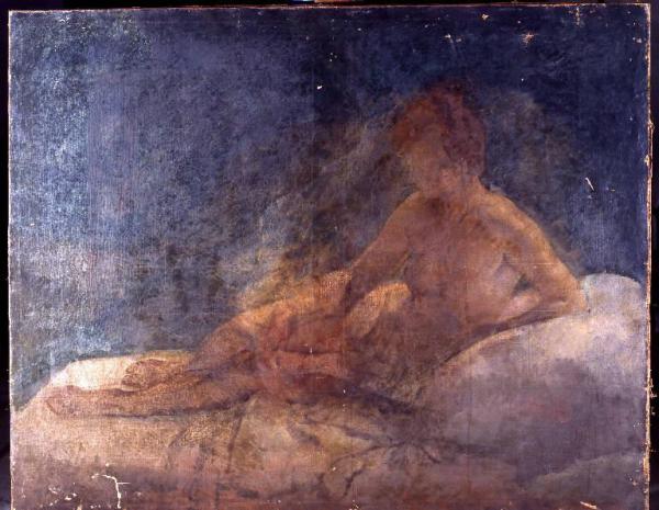 Naked standing woman, c.1860 - c.1865 - Франческо Хайес