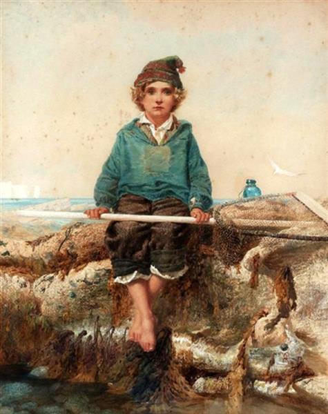 The little shrimper, 1863 - Alfred Downing Fripp