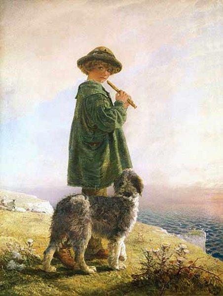 The piping shepherd - Alfred Downing Fripp