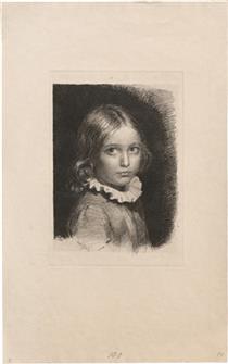 Portrait of Clara Emilie Rose Bloch - Карл Блох