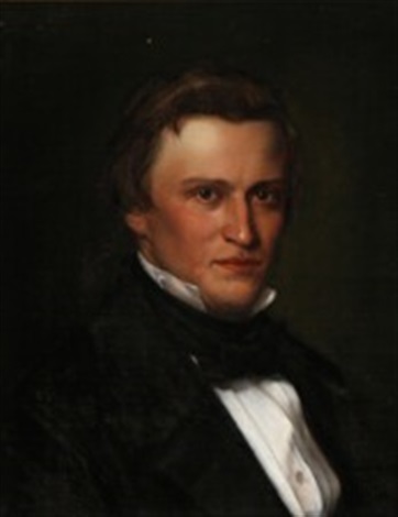 Portrait of director and shipowner Gustav Johannes Sommer, c.1860 - Carl Bloch