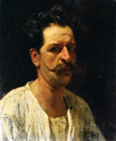 Self-portrait, 1887 - Michele Cammarano