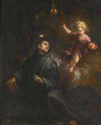St. John of God with an Angel. - Claudio Coello