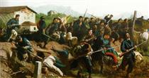 The battle of Varese - Federico Faruffini