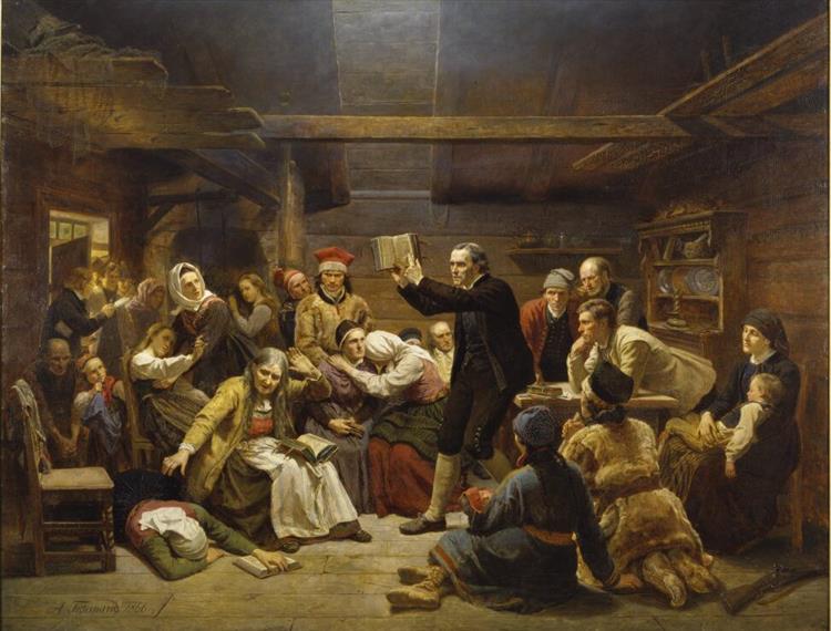The fanatics, 1866 - Адольф Тідеманн