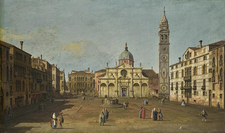 Venice, the Campo Santa Maria Formosa - Canaletto