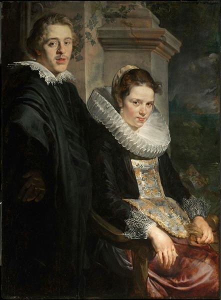 Portrait of a Young Married Couple, 1620 - Якоб Йорданс