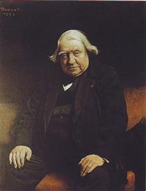 Portrait of Ernest Renan - Леон Бонна