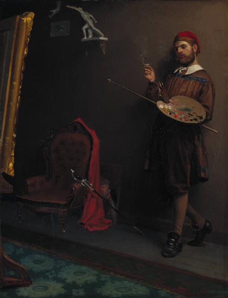 The painter, 1880 - Пол Піл