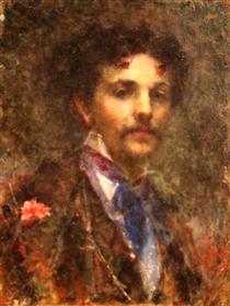 Portrait of Luigi Luvoni - Транквилло Кремона