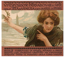 Poster of the Sixth Esposizione Internazionale d'Arte della Città di Venezia [Biennale of Venice] - Ettore Tito