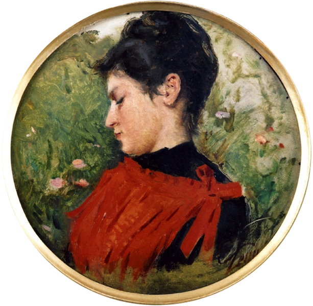 The red apron, 1886 - 1887 - Silvestro Lega