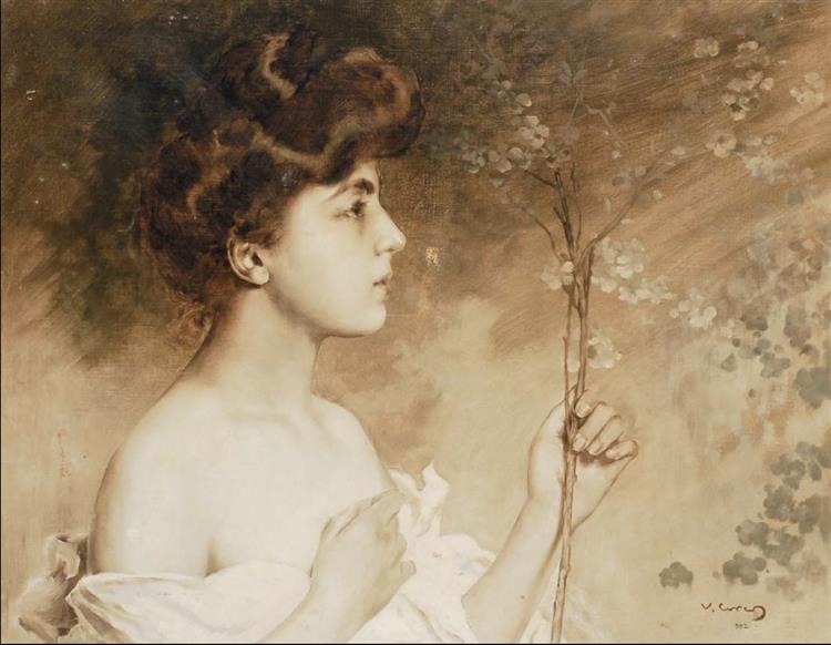 The ghost and the flower, 1902 - Vittorio Matteo Corcos