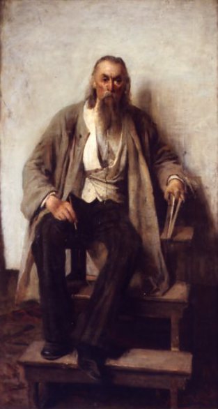 Portrait of the painter Cesare Maironi, 1886 - Cesare Tallone