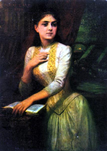 Portrait of Iulia Hasdeu, 1889 - Diogène Maillart