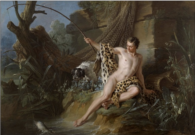The fisherman and the little fish, 1739 - Jean-Baptiste Oudry