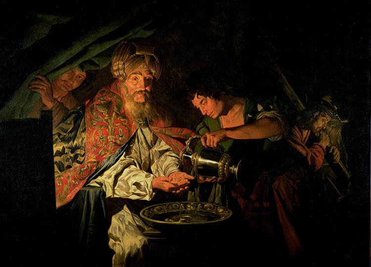 Pilate Washing his Hands - Matthias Stomer