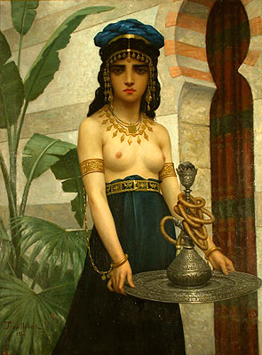 Harem servant girl, 1874 - Paul Trouillebert