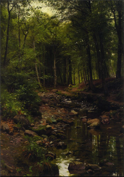 Woodland Landscape - Peder Mørk Mønsted