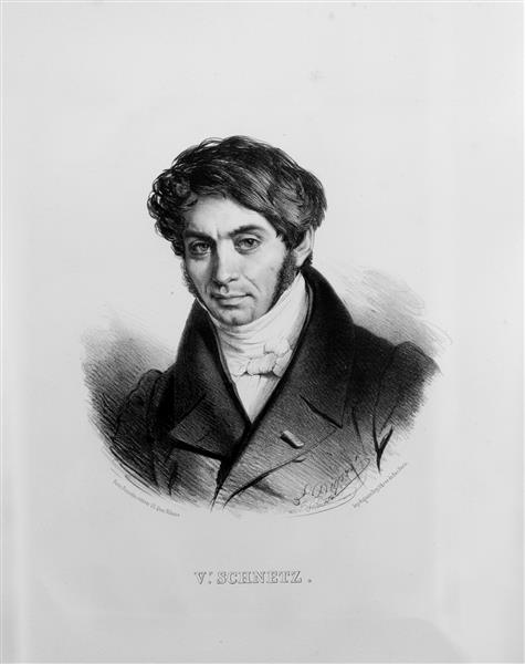 Portrait of Jean-Victor Schnetz - 朱爾·迪普雷