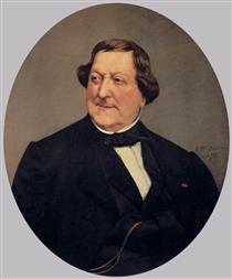 Portrait of Gioacchino Rossini - Vito D’Ancona