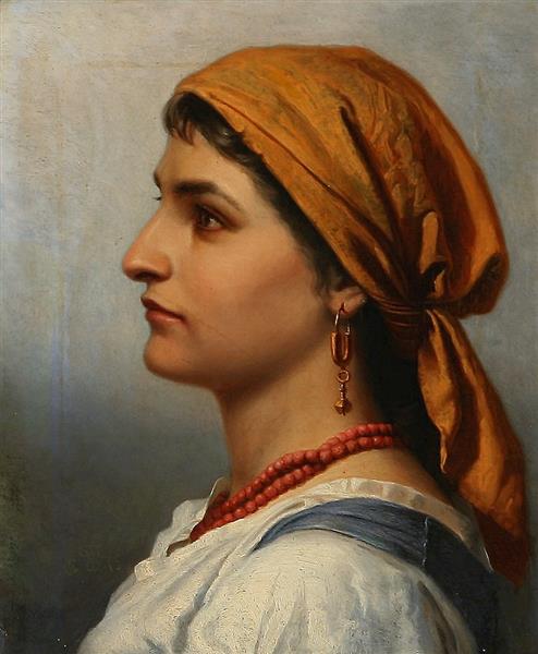 Portrait of an Italian Woman - Wenzel Tornøe