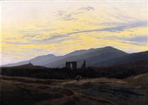 Ruin of Eldena in the Giant Mountains - Caspar David Friedrich