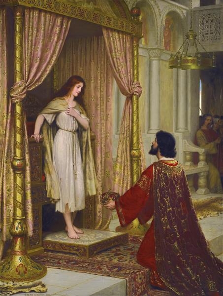 The King and the Beggar-maid, 1898 - Эдмунд Лейтон