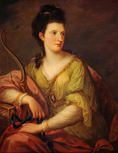 Jane Maxwell (c.1749–1812), Duchess of Gordon, Wife of the 4th Duke of Gordon - Angelica Kauffman