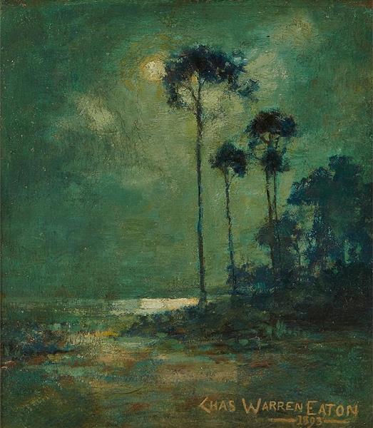 A Moonlit Night, Bloomfield, New Jersey, 1893 - Charles Warren Eaton