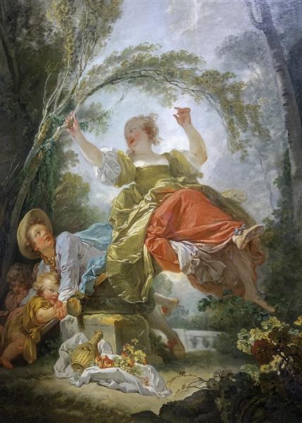 The Seesaw, 1750 - Jean-Honore Fragonard