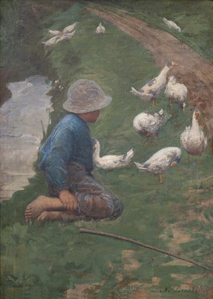 The geese guardian - Noè Bordignon