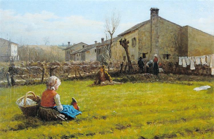 Daily life in San Zenone, 1885 - 1890 - Noè Bordignon