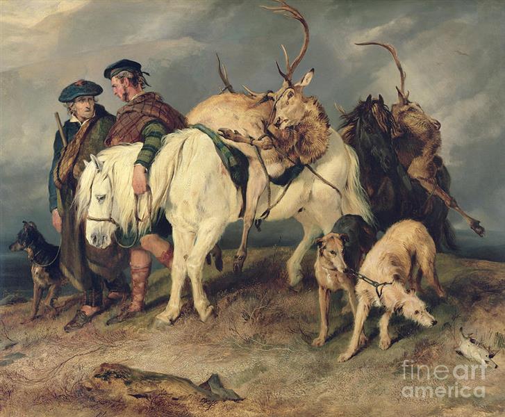 The Deerstalkers Return - Edwin Henry Landseer