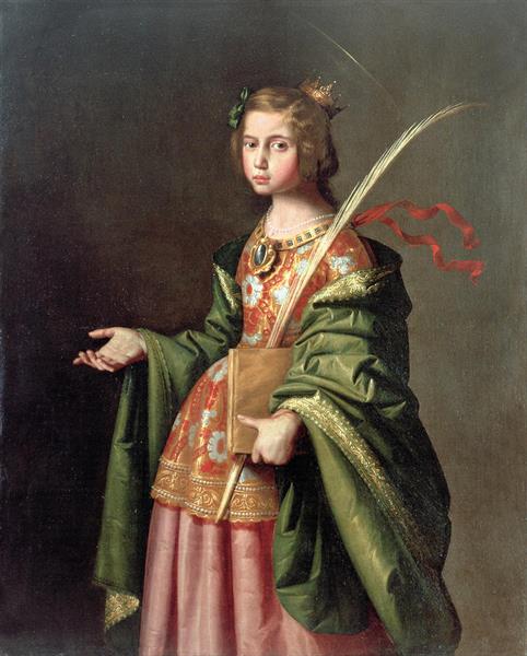 Saint Elizabeth of Thuringia - Francisco de Zurbaran