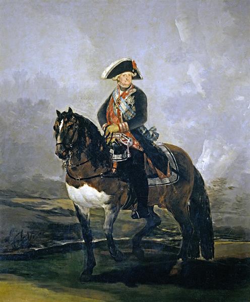 Carlos IV on Horseback - 哥雅
