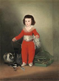 Don Manuel Osorio Manrique de Zúñiga, enfant - Francisco de Goya