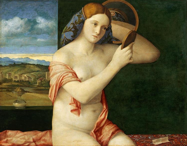 Young Woman at Her Toilette Giovanni Bellini - Giovanni Bellini