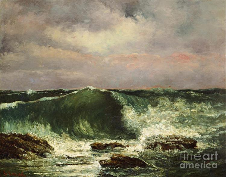 The Wave, 1870 - Gustave Courbet