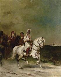 A Maharaja on a White Horse - James Alexander Walker