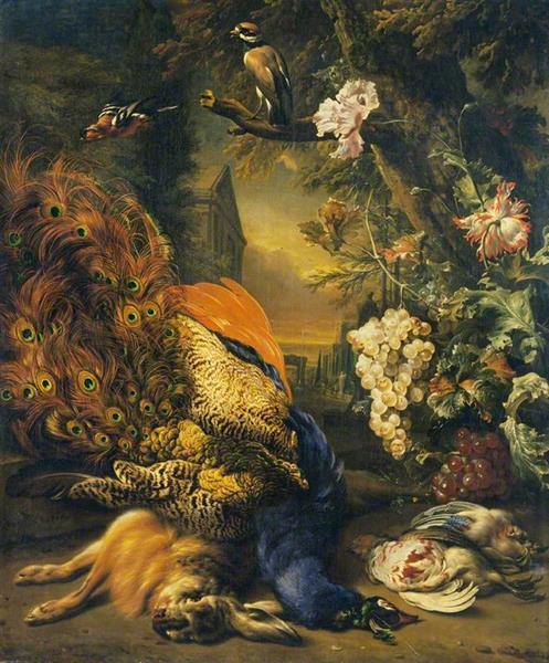 Dead Peacock and Game, 1707 - Jan Weenix