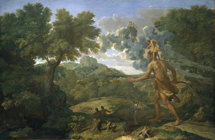 Blind Orion Searching for the Rising Sun, 1658 - Nicolas Poussin