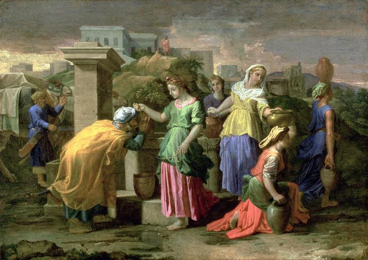 Eliezer and Rebecca at the Well - Nicolas Poussin
