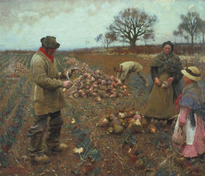 Winter Work, 1883 - 1884 - Джордж Клаузен