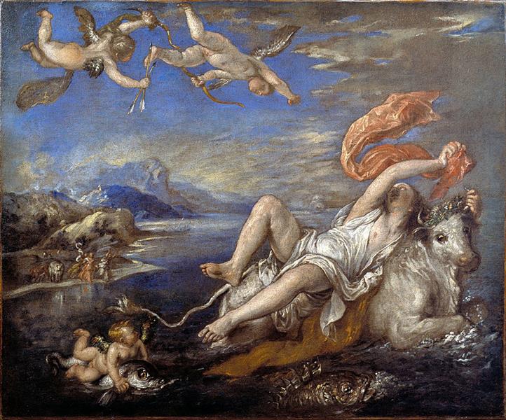 Abduction of Europa, 1559 - 1562 - Тициан