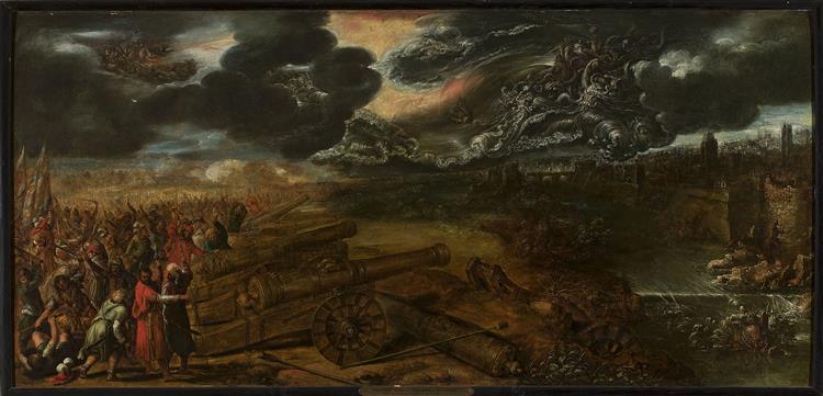 Final Battle of the Siege of Troy, 1625 - Адам ван Ноорт