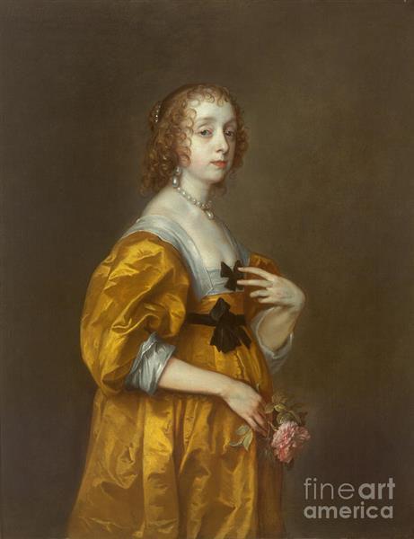 Mary Villiers Lady Herbert of Shurland - Антонис ван Дейк